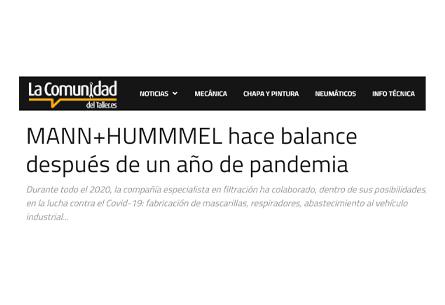 MANN+HUMMMEL hace balance después de un año de pandemia