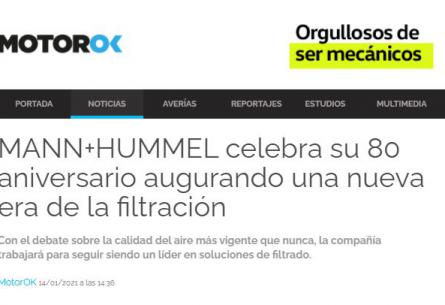 MANN+HUMMEL celebra su 80 aniversario augurando una nueva era de la filtración